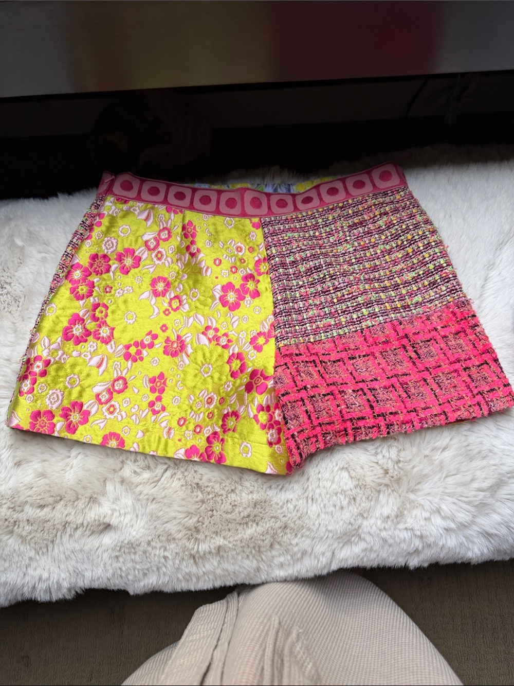 Moschino Multicolor Patchwork Mini Skort - Picture 12 of 16